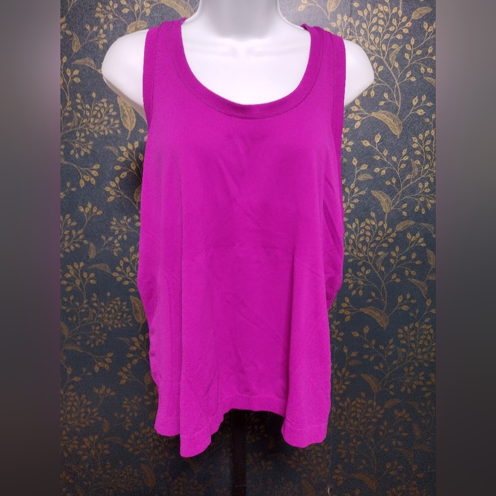Athleta Magenta Scoop Neck Tank Top